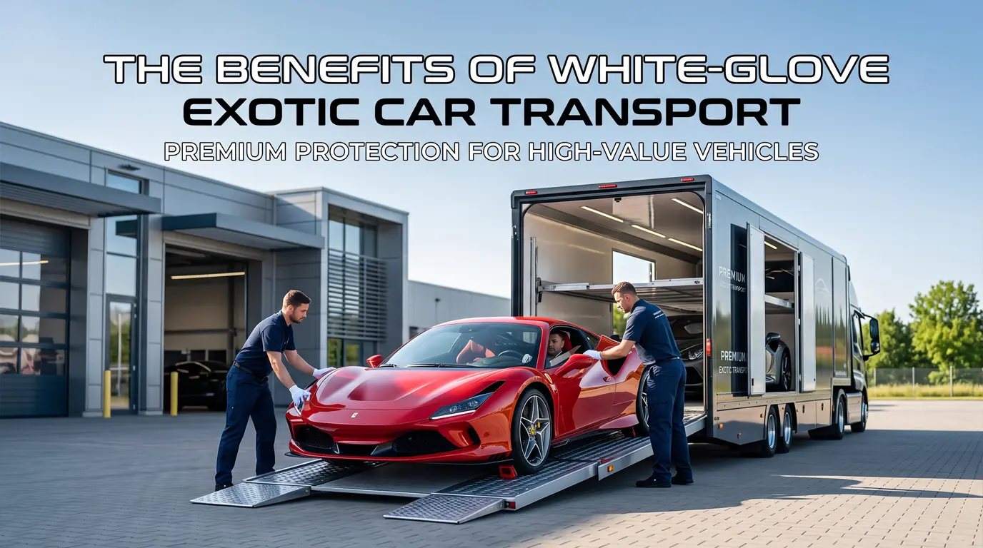 the-benefits-of-white-glove-exotic-car-transport-poster
